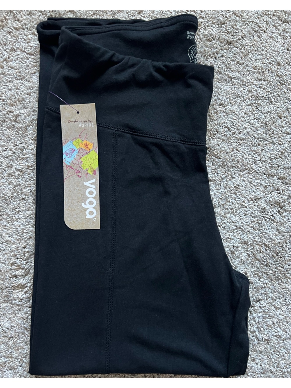 Aspire Black Yoga Leggings